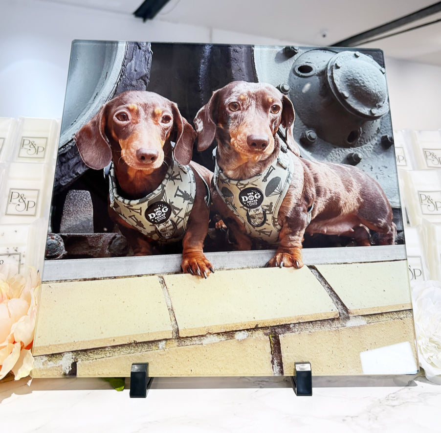 30cm Square Photo Smooth Chopping Board Only, Large