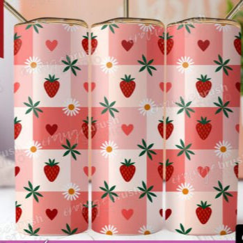 Strawberry and Daisys Skinny Tumbler