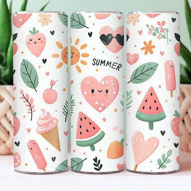 Summer Sun/ watermelon Tumbler