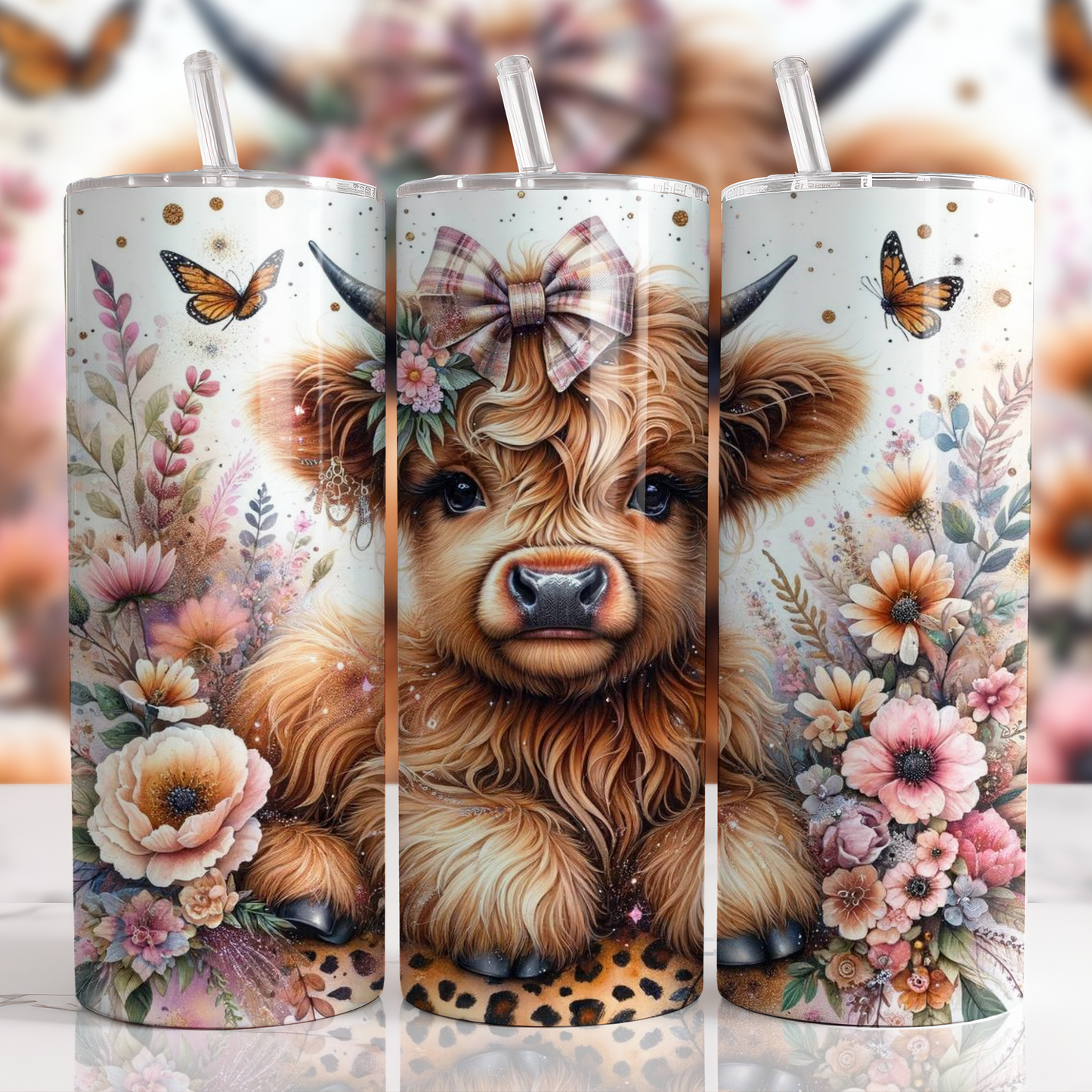Highland Cow Tumbler 7