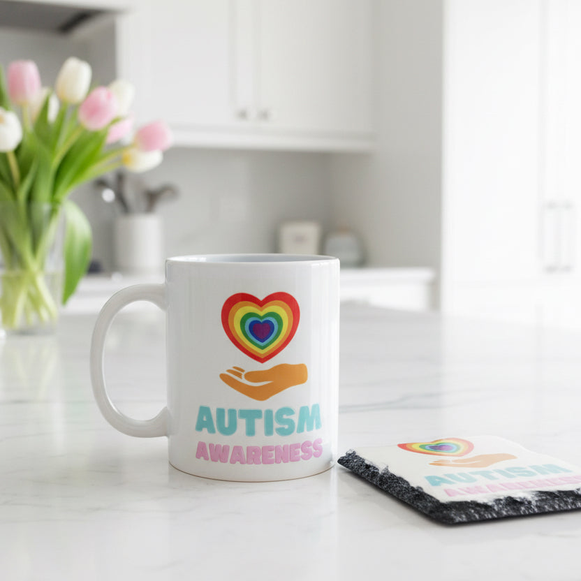 Autism Awareness Mug & Coaster Bundle