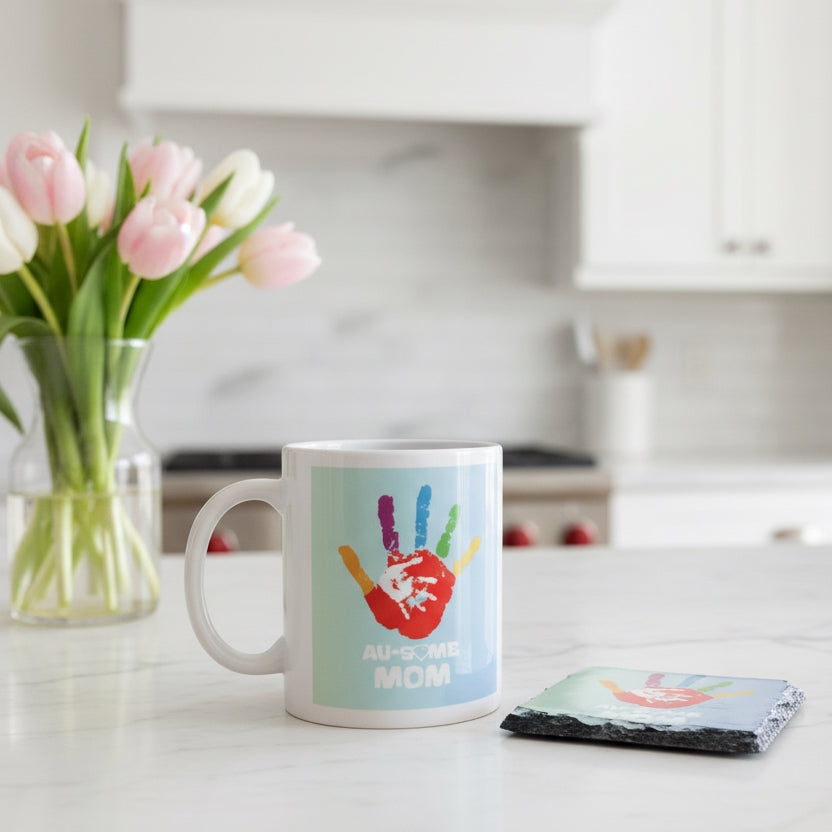 Au-Some Mum Mug & Coaster Bundle