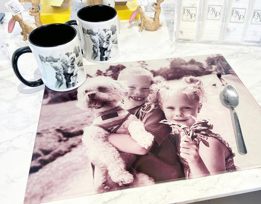 A3 Rectangle Smooth Photo Chopping Board Only