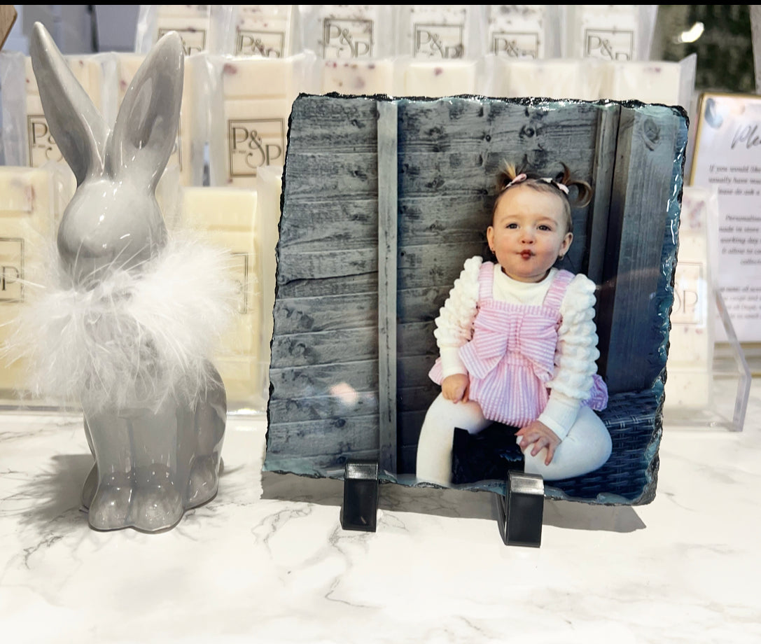 Small Gloss Photo Slate (14cm)