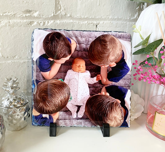 Gloss Custom Slate 19cm (With words)