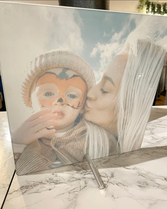 Glass photo frame 20cmx20cm