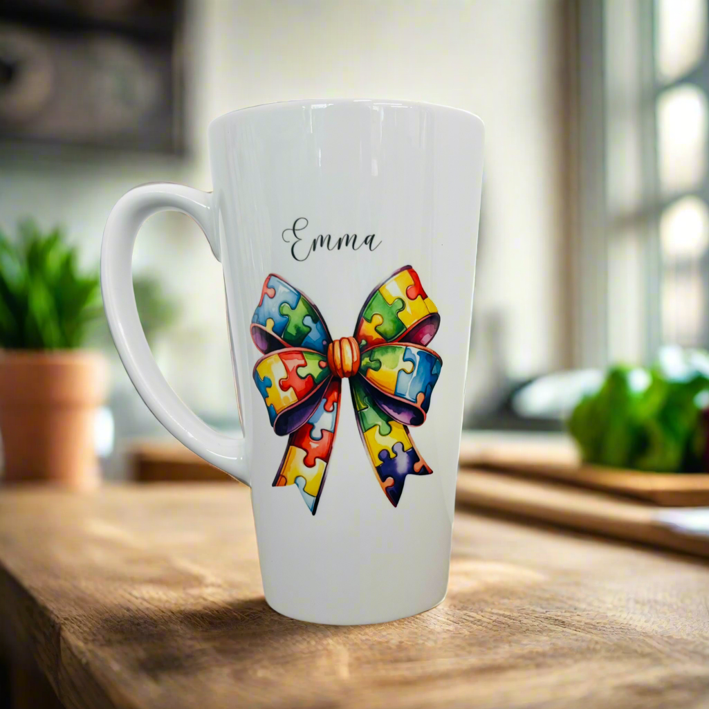 Autism Jigsaw 17oz Latte Mug