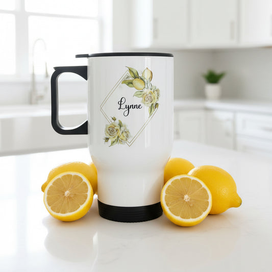 Lemon 14oz Travel Mug