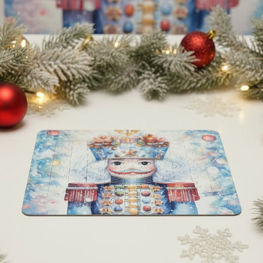 Blue Nutcracker Frame Jigsaw