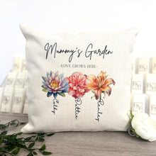 Love Grows Here - 40cm Filled Cushion (Don’t forget to leave us the name for who’s Garden this is)