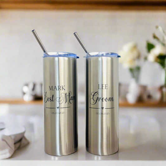 Bestman/ Groomsman Stainless Steel Tumbler