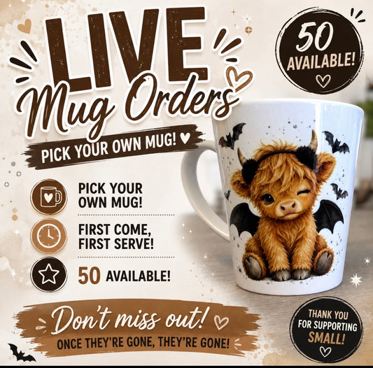 LIVE Mugs - pick your own!