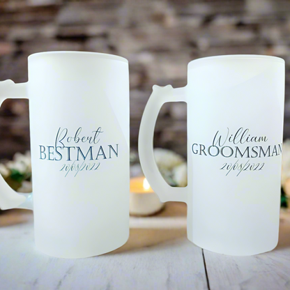 Best Man/Groomsman - Frosted Stein (Personalised)