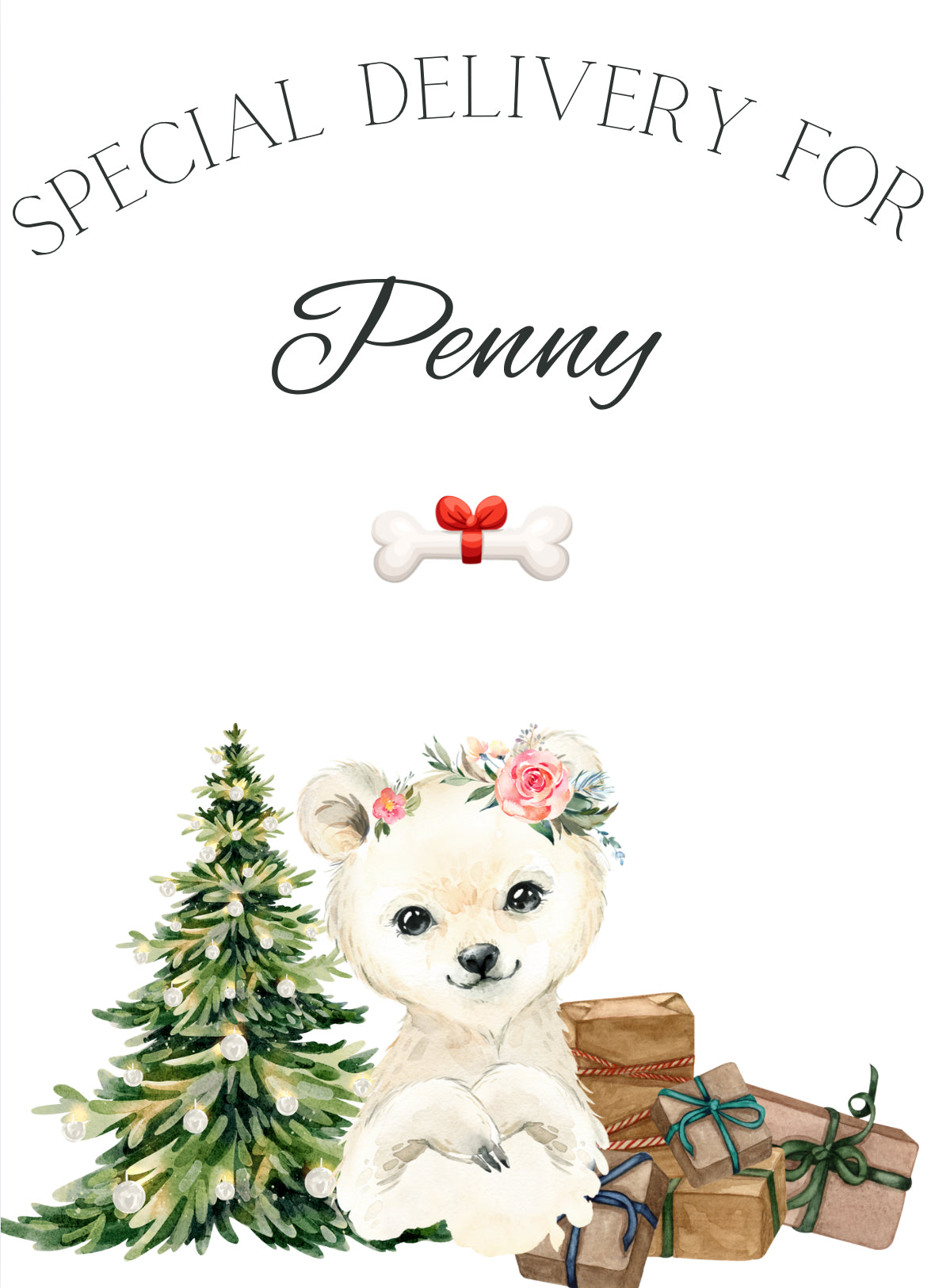 Santa Sack Snow Animal for Pets