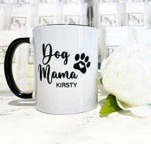 Black Handle Mug “Dog Mum”