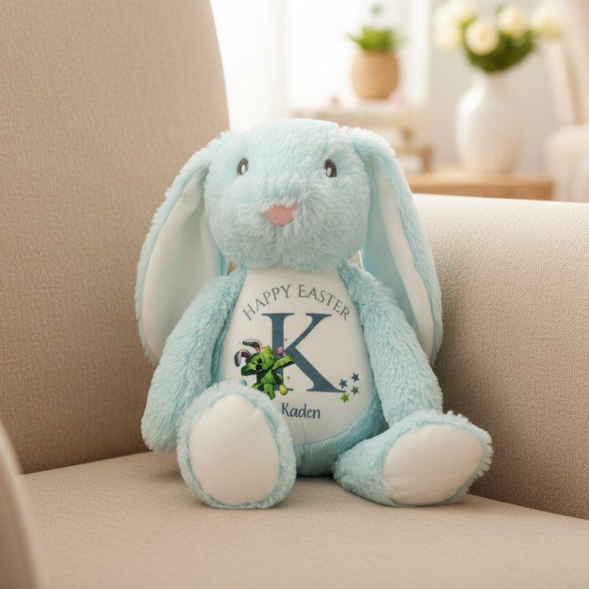 Initial Craft Character Teddy - Happy Easter