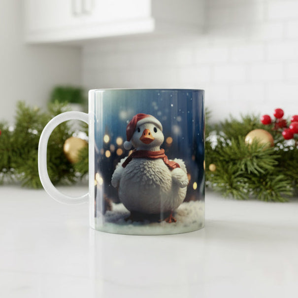 Plastic/ Polymere Mug Christmas Duck Designs
