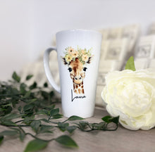 New Latte Girraffe Ceramic Mug 17oz inc Box Design