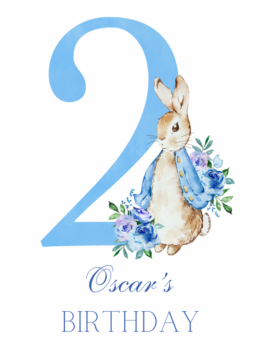 TESTER Birthday Sack Birthday Number (any number)