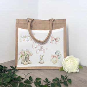 Easter Wellies Design Tote Bag