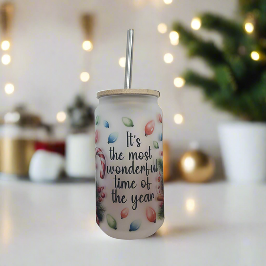 Christmas Can 18oz Tumbler