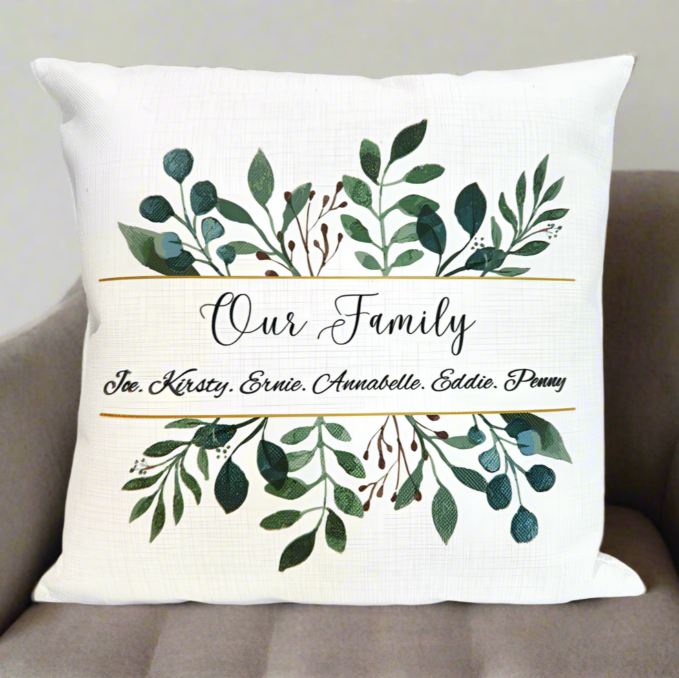 Our Family Green Plant Design (Various Products)