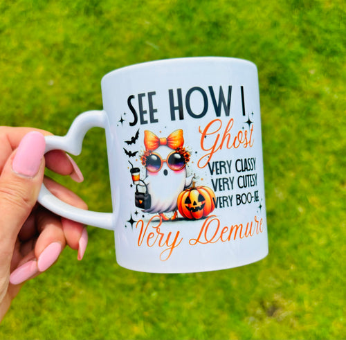 Very Demure Ghost Mug