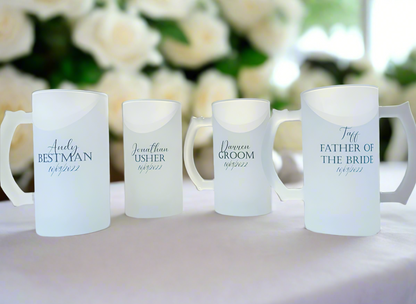 Best Man/Groomsman - Frosted Stein (Personalised)