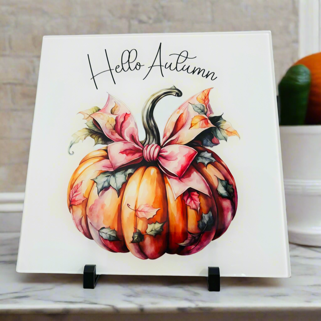 Hello Autumn Chopping Board 30cm