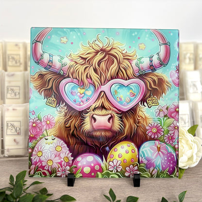Cartoon Highland Cow 30cm Chopping Board