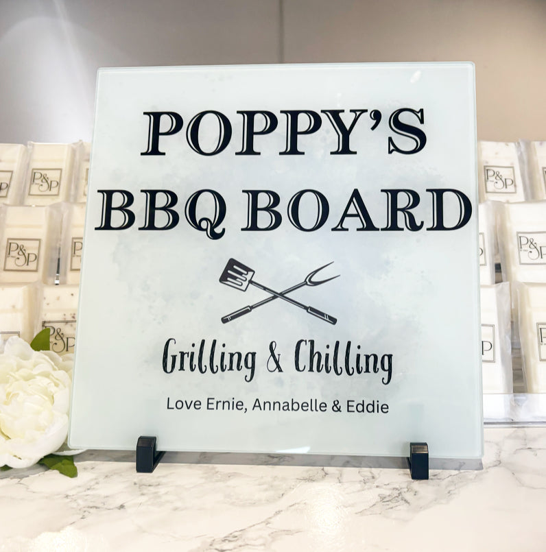 Grilling and Chilling Serving board