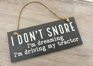 I don’t snore plaque