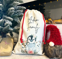 SANTA SACK TRIO OF ANIMALS