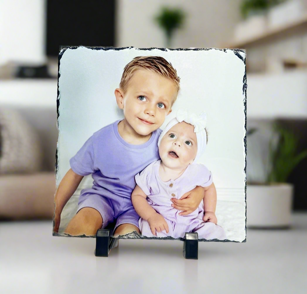 Gloss Baby/Children Photo Slate (19cm)