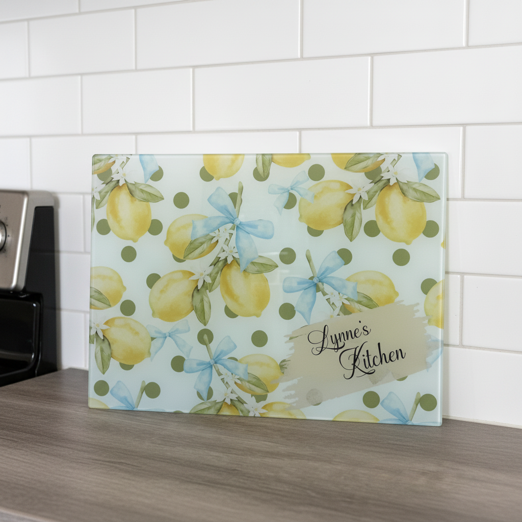 Lemons A3 Chopping Board