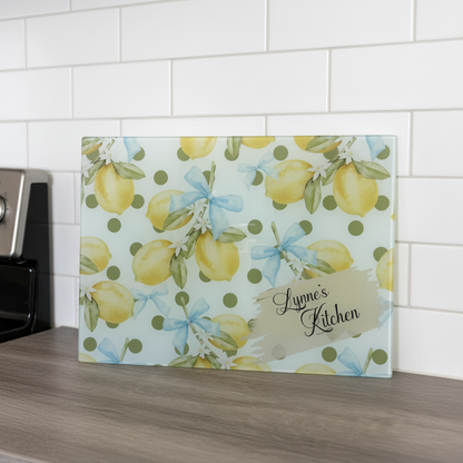 Lemons A3 Chopping Board