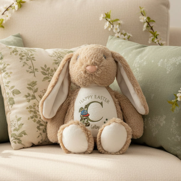 Initial Camo Bunny /Teddy - Happy Easter