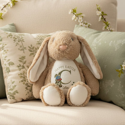 Initial Camo Bunny /Teddy - Happy Easter