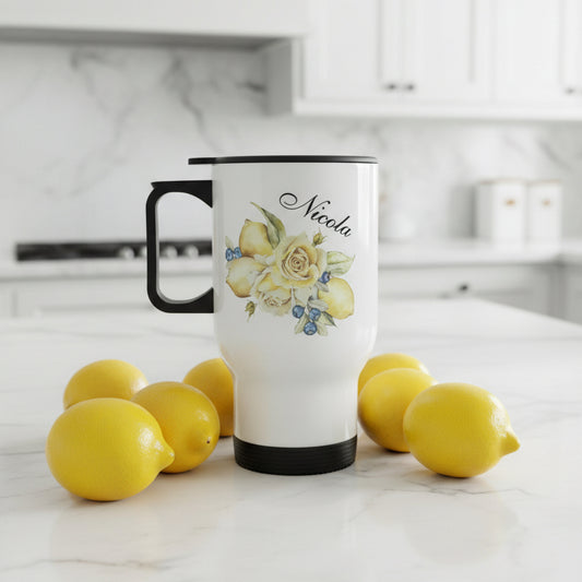 Lemon 14oz Travel Mug