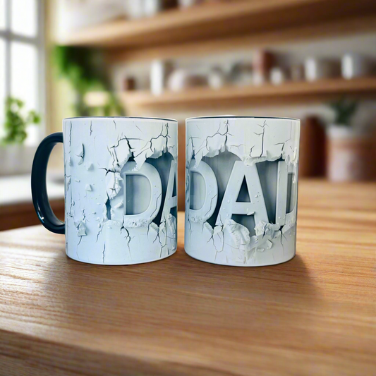Dad Cracked Mug 11oz