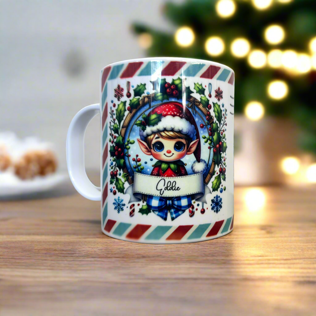 Plastic/ Polymere Elves -Boy Mug