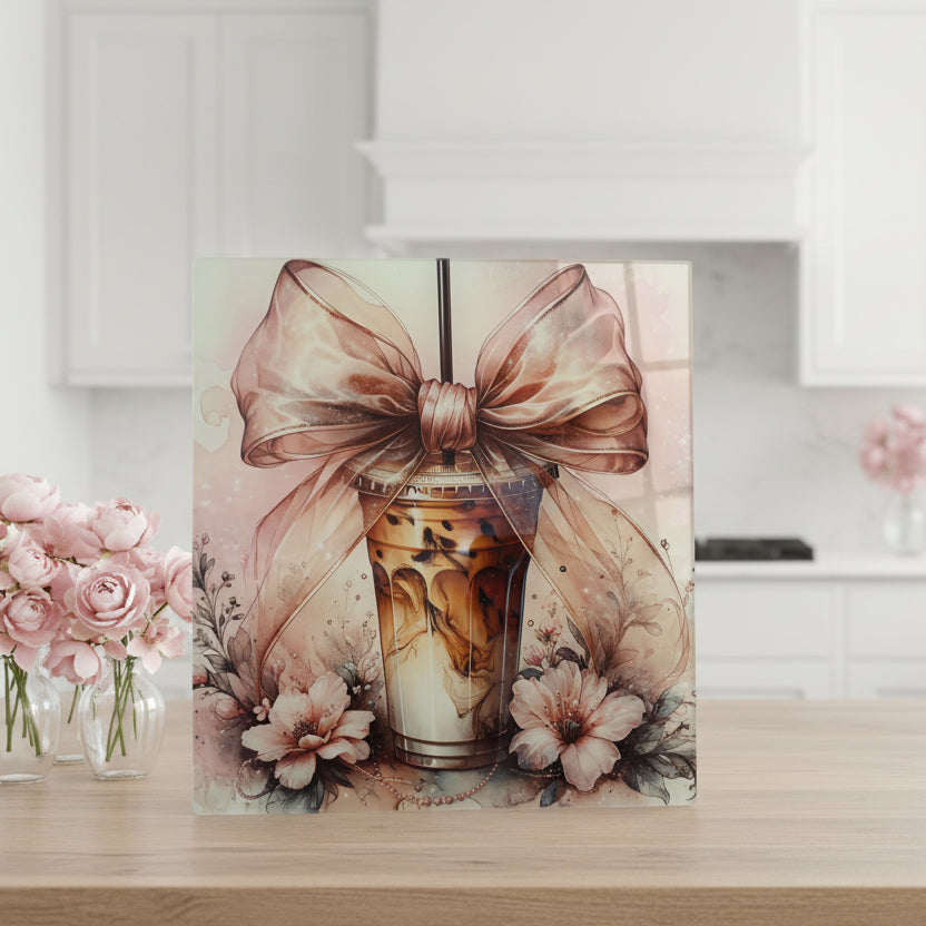 Iced Coffee Chopping Board 30cm