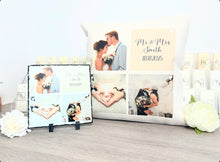 3 Photo Cream Panel Cushion 40cm