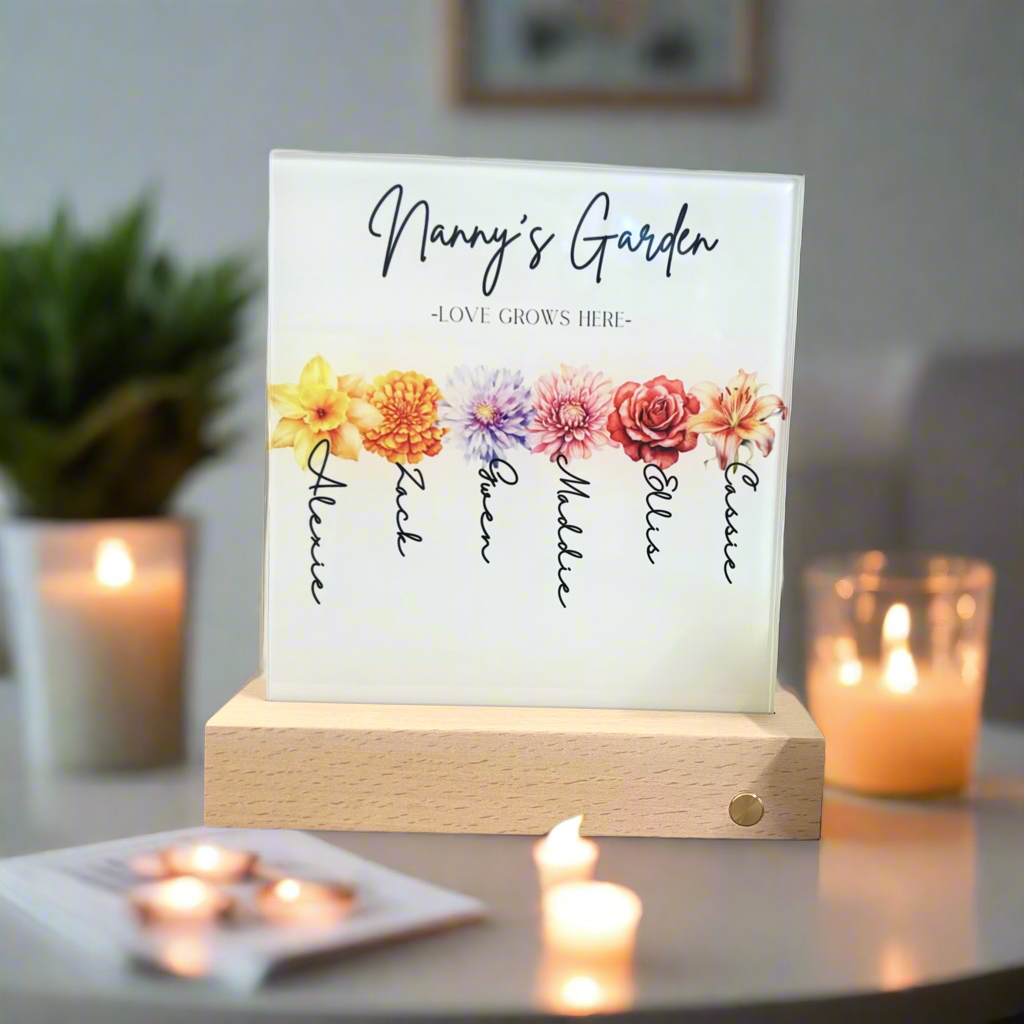 Love Grows Here - LED Light (Don’t forget to leave us the name for who’s Garden this is)