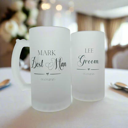 Best Man/Groomsman - Frosted Stein (Personalised)
