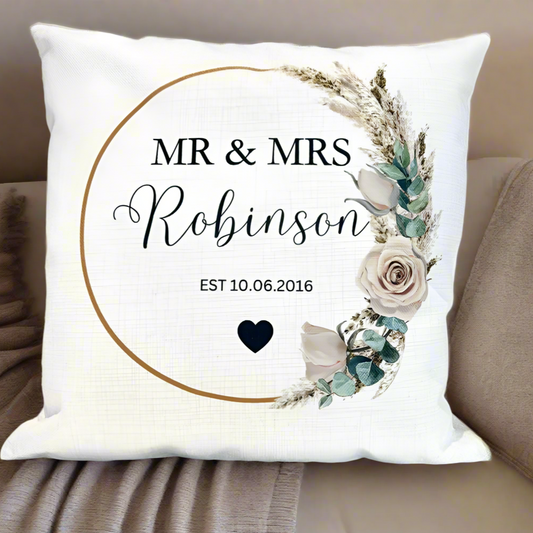 Couple in Gold Wreath Design (Various Products)