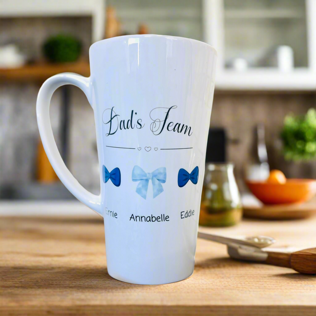 Daddy/Dad/Grandads Team Latte Mug