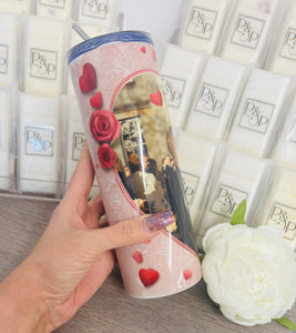 Love Heart Photo Tumbler