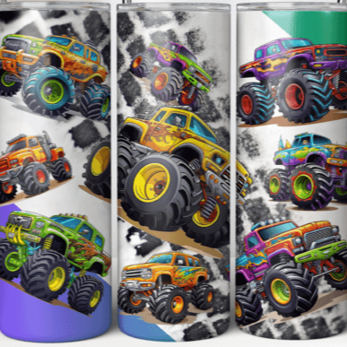 Monster Truck Tumbler