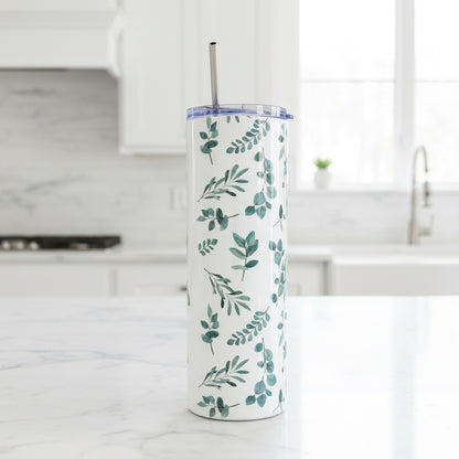 Sage Green Eucalyptus Named Tumbler